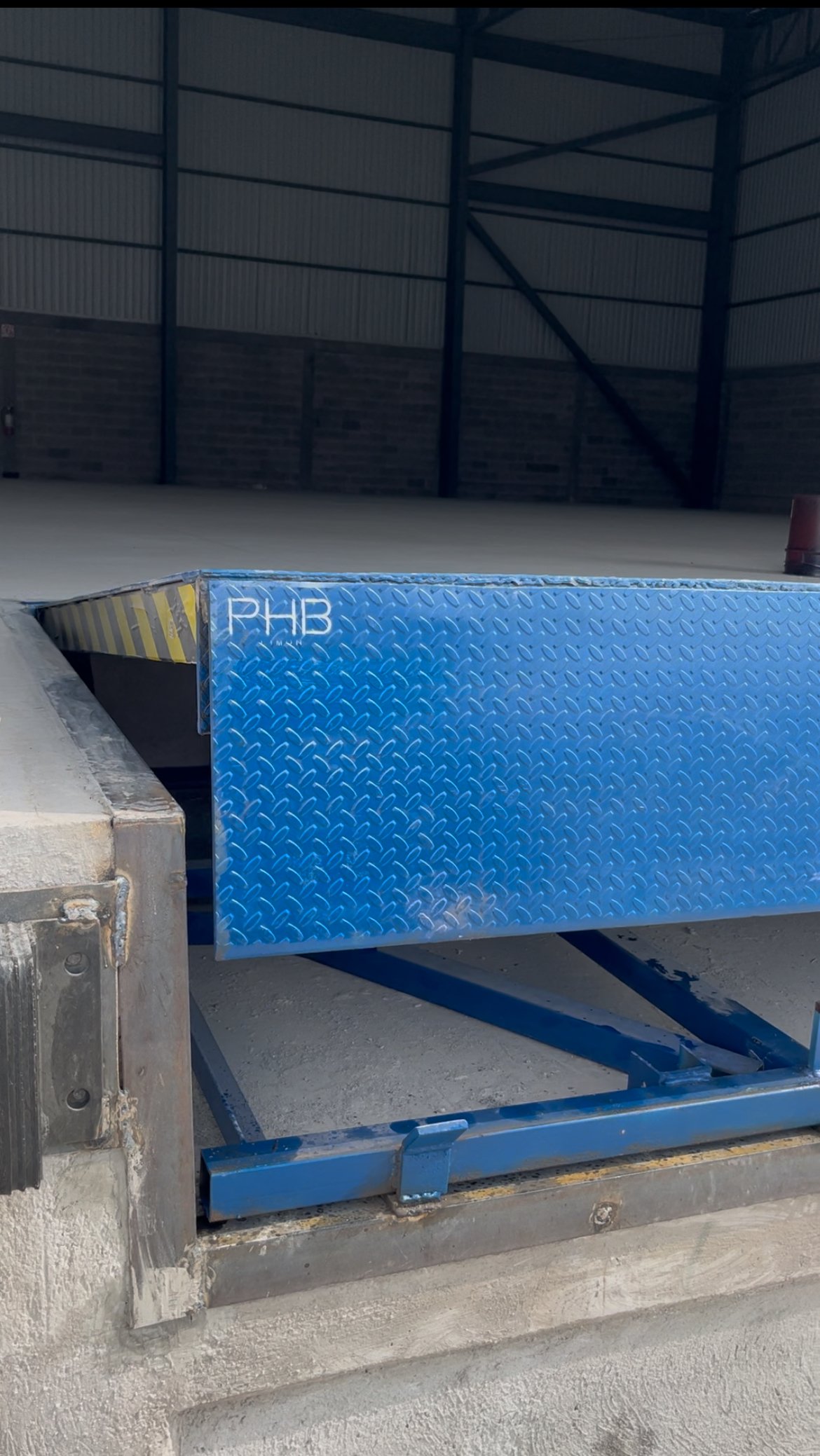 Rampa Hidráulica Vista Frontal